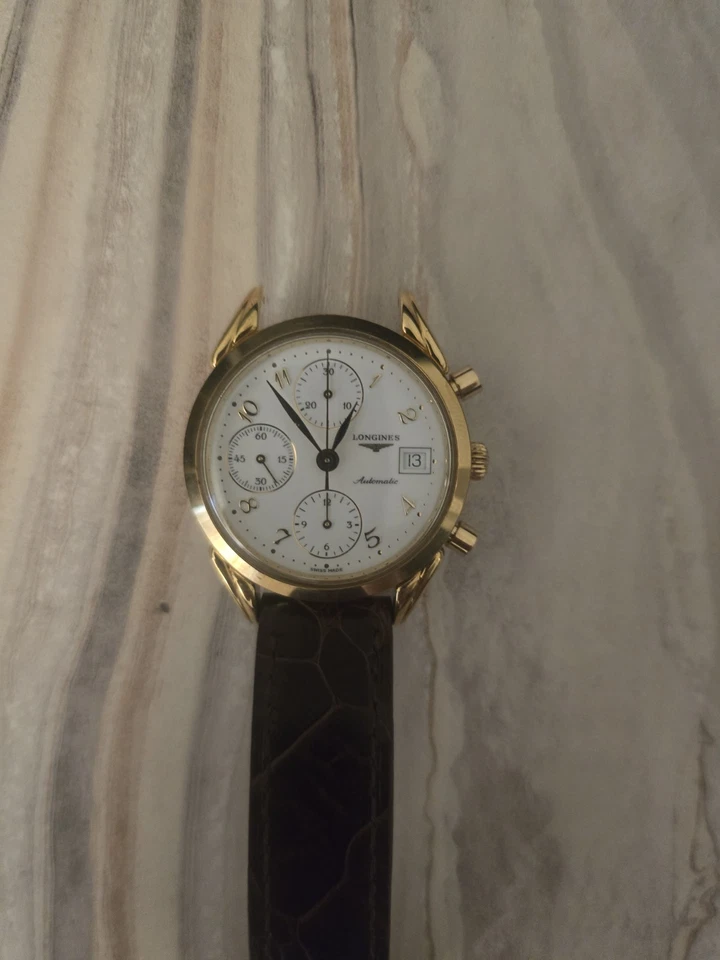 浪琴 Master Collection 金色计时码表- L4.642.2 最近完整色板服务 — 第 4/4 张图片