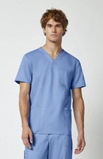 Cherokee Men s WW Revolution Scrub Top Royal Size S WW760AB NWT