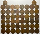 Full Roll of 50 Indian Head Cents All 1900s 1900-1908 IHC Pennies - Lot #10