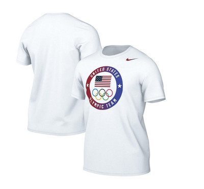 New! Genuine Team USA NIKE  ''Olympic Team''  Bright White Mens T-Shirt XL
