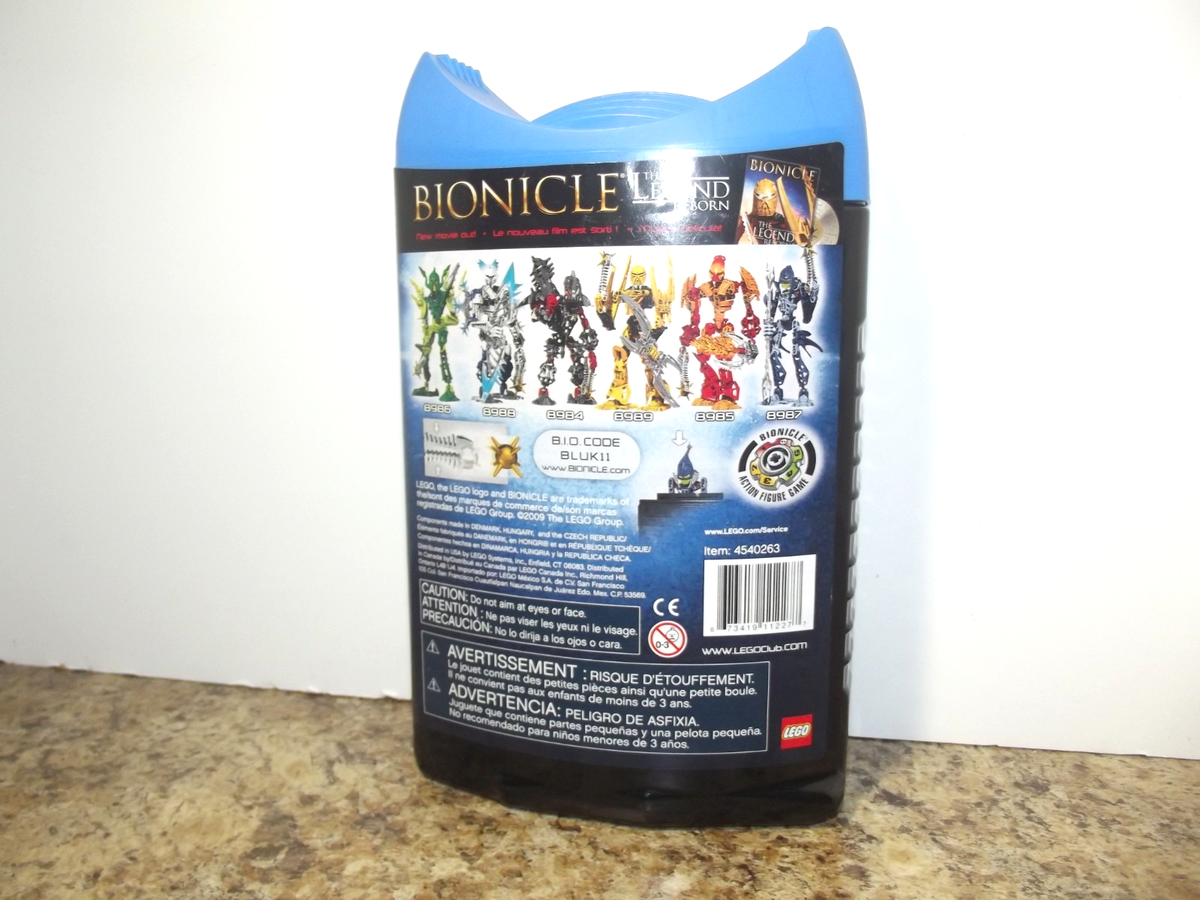 LEGO Bionicle 8987 Kiina Blue Water Fish Glatorian Legends Thornax