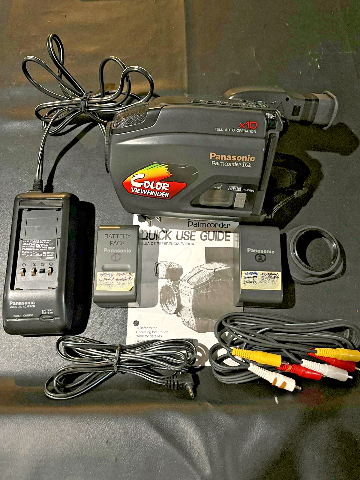Camera 2 Batteries Cords Manual Charger