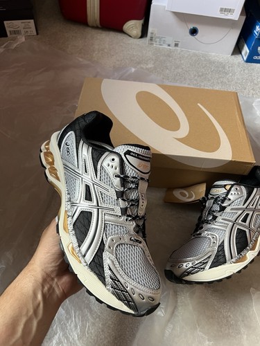 Asics Gel-Nimbus 10.1 “Gris Piamonte/Plateado” Reino Unido 10 EE. UU. 11 Nuevo - Imagen 2 de 10
