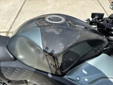 Front Tank Cover In 100% Real Carbon Fiber For Suzuki GSX1300 R 2021 +
