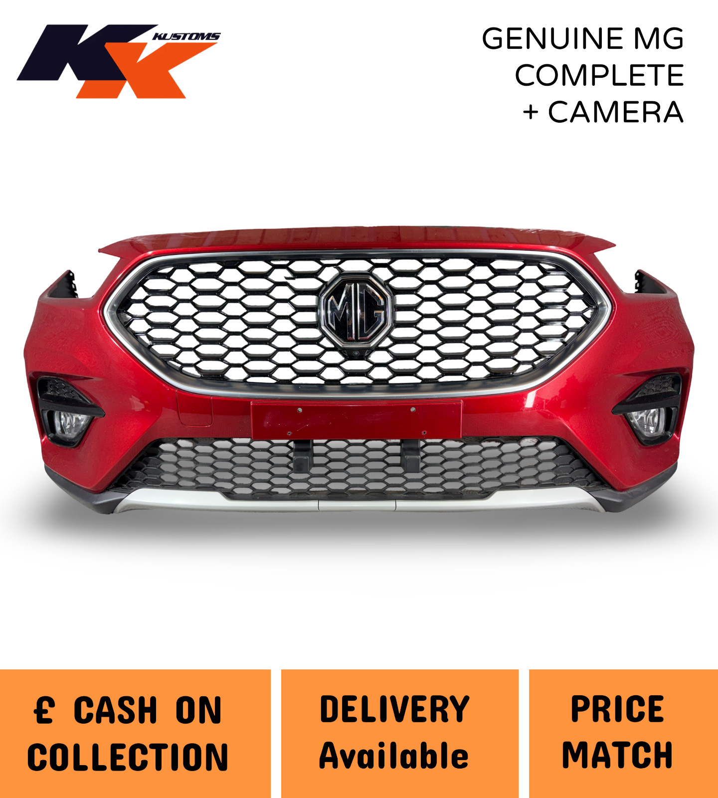 2021 - 2024 MG ZS TROPHY EXCITE FACELIFT COMPLETE FRONT BUMPER CAMERA   (#A15)