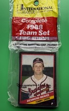 1988 CMC RICHMOND BRAVES COMPLETE SET JOHN SMOLTZ GANT JUSTICE MINOR LEAGUE