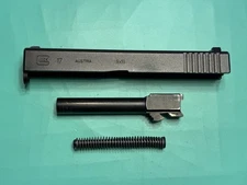USED OEM GLOCK 17 GEN 3 COMPLETE SLIDE BARREL GUIDE ROD SPRING FRYING PAN 9MM