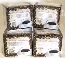 Ganoderma Coffee w/Cordyceps - Cafe Avarle Black Healthy Coffee 6 boxes 120 pks