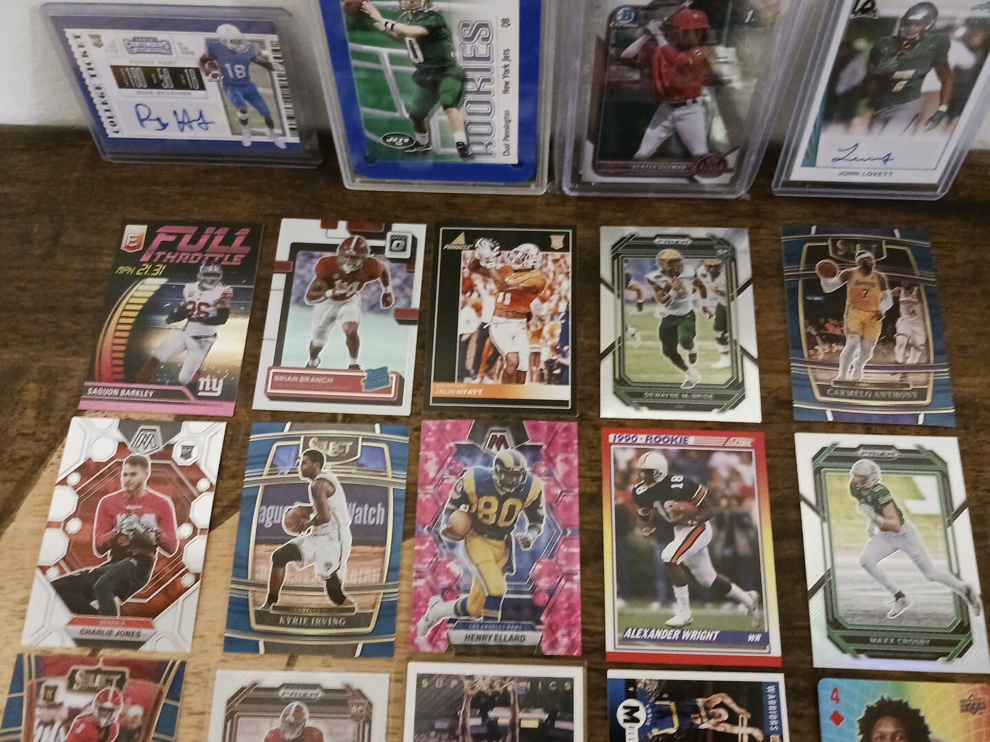 Sports Card Lot GRADED, AUTOS, ROOKIES, VINTAGE , And STARS (34 Cards