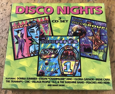 Divas of Dance Disco Nights Volume 1 Greatest Disco Group Disco Hits 3 CD Set