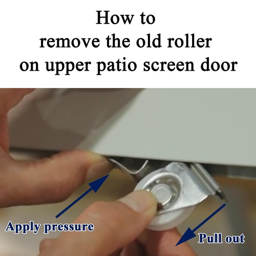 Combo Sliding Screen Door Upper + Lower Roller Assembly Fits Andersen Part #1... - Picture 6 of 7