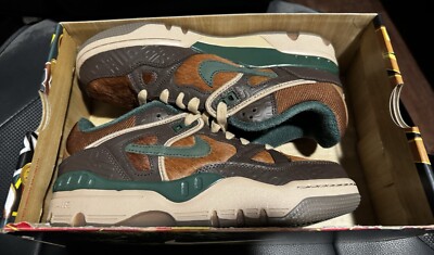Size 8M - NEW Nike Nigo x Air Force 3 Low  Baroque Brown Fir  - Damaged Box