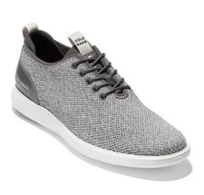 Sale Men Cole Haan GrandPlus Essex Distance Knit Oxford Nimbus Cloud Gray C30821
