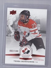 2014 UPPER DECK TEAM CANADA WOMEN LAURIANE ROUGEAU RED EXCLUSIVES /199 82