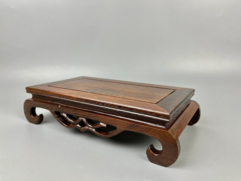 Chinese Carved Wood Stand - 01