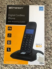 EMERSON DIGITAL CORDLESS PHONE EM7120 / ANSWERING SYSTEM - NEW OPEN BOX