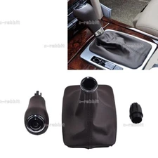 Gear Shifter Knob W/ Boot For Mercedes Benz C Class W204 C204 2007-2013 08 Mocha