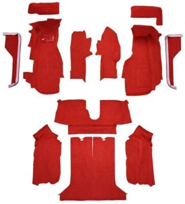 Carpet Kit For 1984-1987 Chevy Corvette Coupe, Complete Kit with Pad