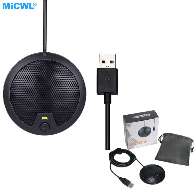 Omnidirectional USB Desktop Microphone Laptop Computer Live Web NetMeeting Mic