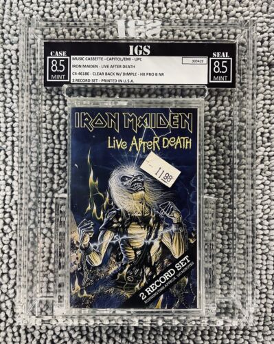 IGS 8.5/8.5 — IRON MAIDEN — LIVE AFTER DEATH || CASSETTE - Picture 1 of 2