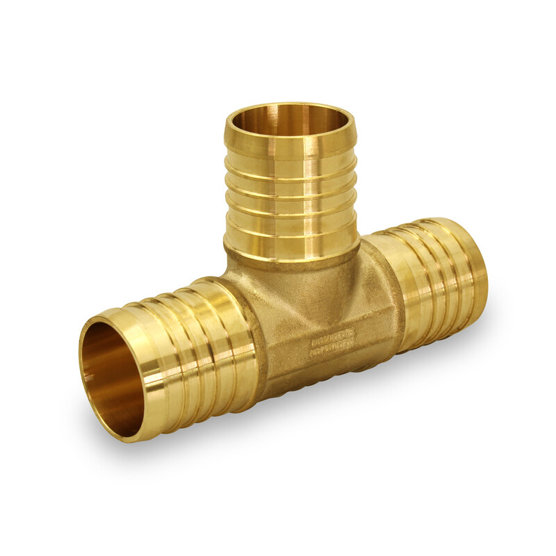 Lead Free PEX B Brass Tee Pipe Crimp Fitting Connection Plumbing USA