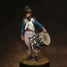 1/24 Scale French Napoleonic Era Drummer Resin Model Historical Miniature