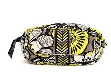 Vera Bradley Mirror cosmetic in retired Citron pattern GUC