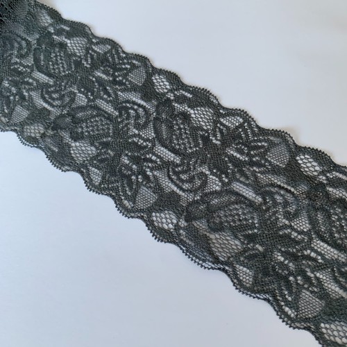 Elastische Stretch Blumenmusterspitze 3" 7,5 cm ***29 VERSCHIEDENE FARBEN*** x 1 YARD - Bild 24 von 31