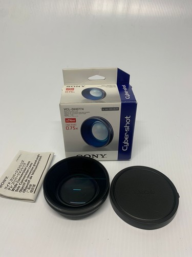 Appareil photo numérique Sony Cybershot VCL-DH0774 objectif de conversion large avec boîte LIVRAISON GRATUITE