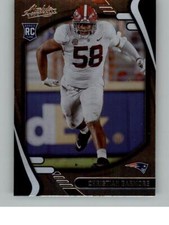2021 Panini Absolute Christian Barmore 156 RC  New England Patriots Retail