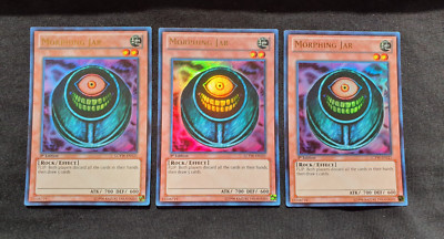  Yugioh | 3x Morphing Jar | US Version |NM | EN | Ultra Rare | 1st Edition | LCYW 
