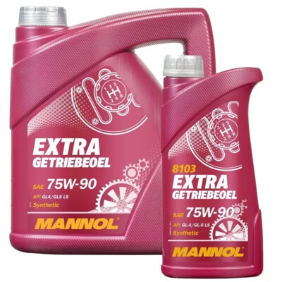 5 LITER GETRIEBEÖL MANNOL SAE 75W-90 API GL4 GL5 LS SCHALTGETRIEBEÖL