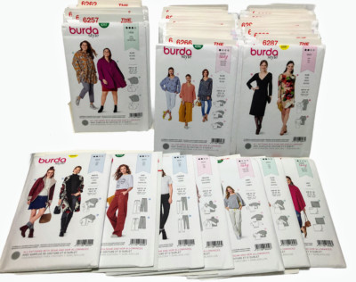 New Ladies Burda Style Patterns -Shirts, Pants or Dresses Many to Choose From