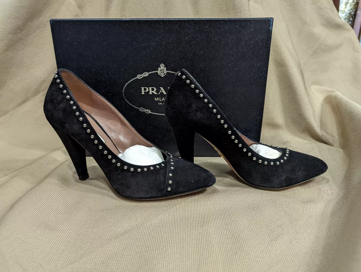 Prada store studded heels