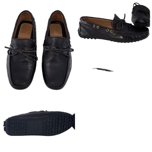 Bruno Parmigiani Penny Loafers Mens 45 Black Leather Driving  display picture 2