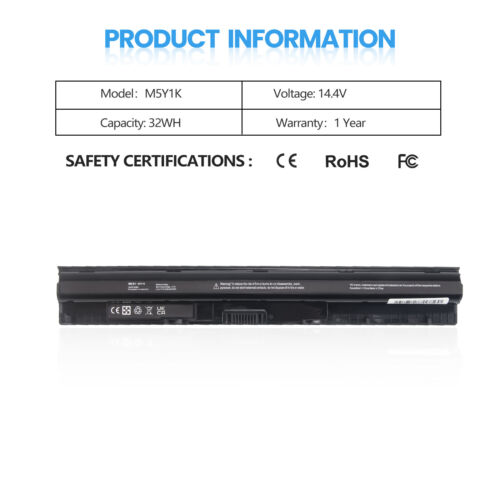 M5Y1K Laptop Akku für Dell Inspiron 14 15 17 3451 5000 3000 Series Vostro 3458 - Bild 3 von 7