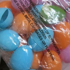 Plastic Fillable Easter Eggs 3 8 12 15 Yellow Green Pink Purple Blue reusable