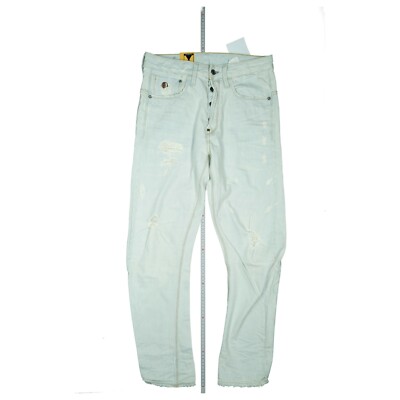 G-Star Type C 3D Loose Tapered Jeans Hose destroyed W29 L32 used look hell blau