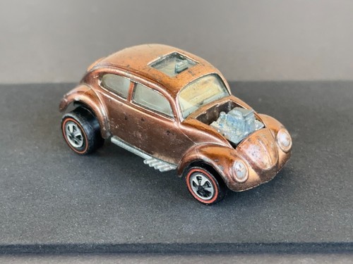 Vintage Hot Wheels Redline 1968 Lighter Brown Custom Volkswagen US - No Reserve - Picture 4 of 11