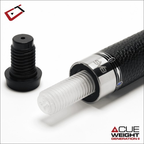 NEW Cuetec Cynergy SVB Gen 2 Black Cue 95-135 LTW-S 11.8mm Shaft - Leather Wrap - Picture 6 of 9