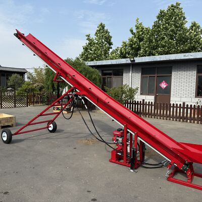 #ad Firewood Conveyor 19.88 FT 7HP 212cc Gasoline Powered 9.25quot; W Belt Wood Conveyor $2799.00
