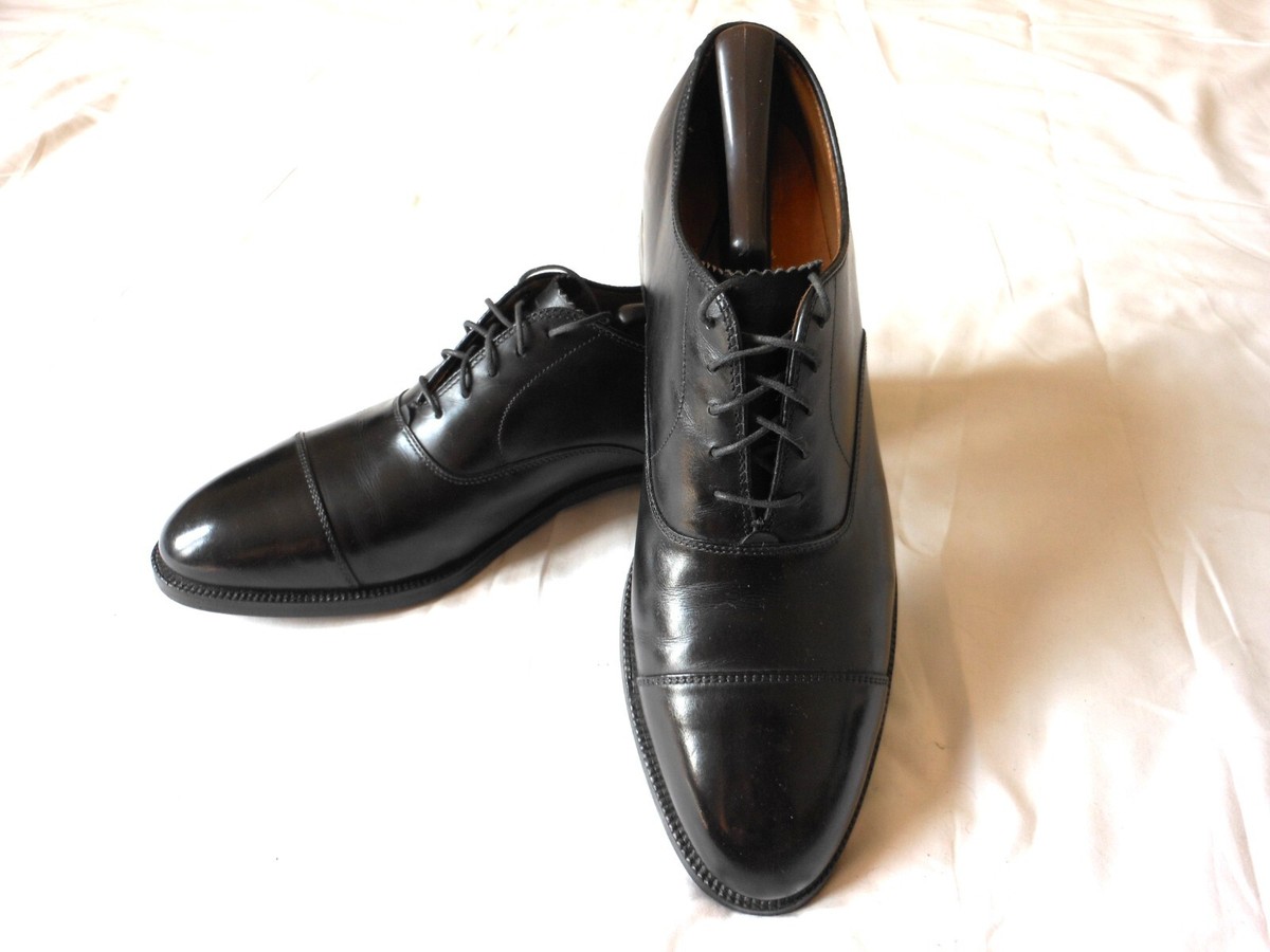 Alden 907 Straight Tip Bal Oxford (Black Calf) Men's sz 10