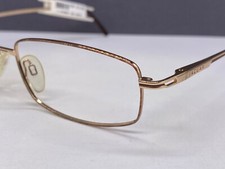 Jaguar Eyeglasses Frames Men Gold Square Large XL 33000 Metal NP:196