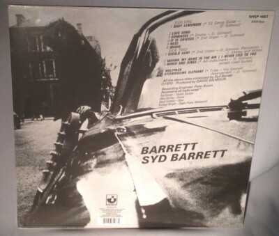 LP SYD BARRETT Barrett (Vinyl, 180g, PINK FLOYD) NEW MINT