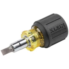 Klein Tools 32561 Stubby Screwdriver Nut Driver 6-in-1 Multi-bit Tool Free Ship