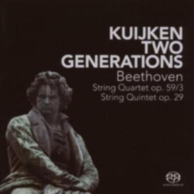 BEETHOVEN/KUIJKEN STRING QUARTET: KUIJKEN: TWO GENERATIONS - CD
