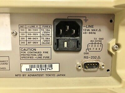 Advantest R6441A Digital Multimeter #10749 | eBay Advantest R6441A Digital Multimeter #10749 | eBay