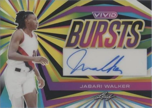 2022-23 Leaf Vivid - Jabari Walker #VB-JW1