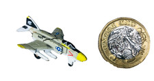 Toy Car Micro Machines Military Army Aircraft Fighter Plane Vintage ra