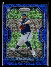 Alek Manoah #/199 RC - 2021 Panini Prizm Blue Donut Circles Rookie #94 Blue Jays